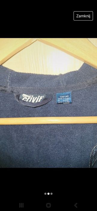 Kurtka softshell crivit granatowa 134 140