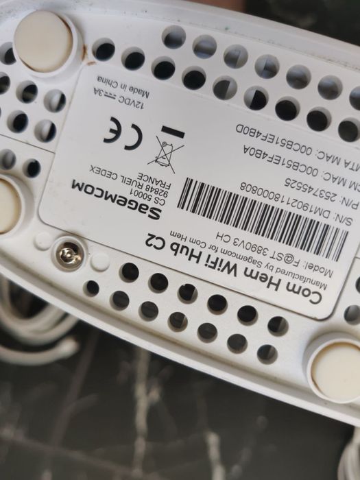 Роутер модем Com Hem 3890V3 из Швеции