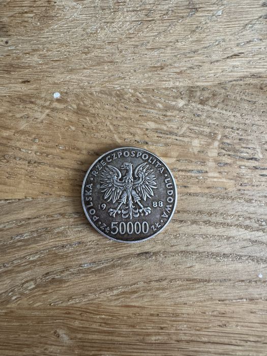 Moneta 50tyś zł z roku 1988