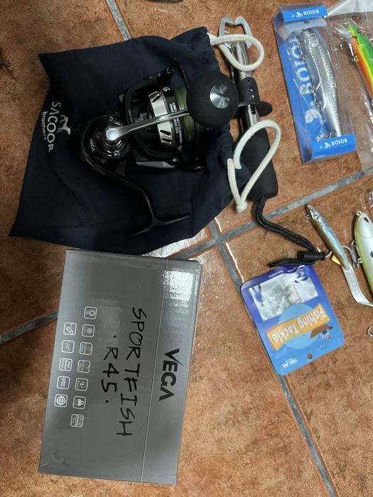 Conjunto pesca ao spinning