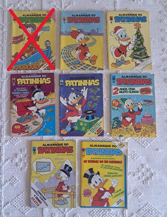 Livros BD Disney Vintage - Especial e Almanaques Patinhas / Mickey / Donald