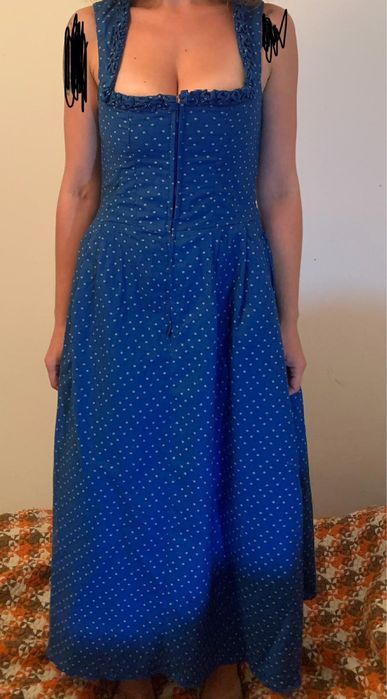Vestido austriaco Hasegg Tratchen XL /42 /14 vintage