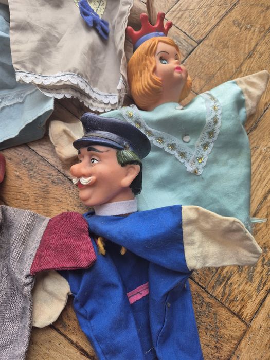 stare zabawki pacynki prl