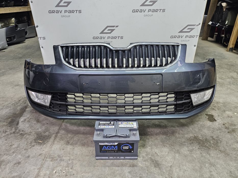 Бампер Skoda Octavia A7 Решітка Решётка Шкода Октавія 2014 5E0807221