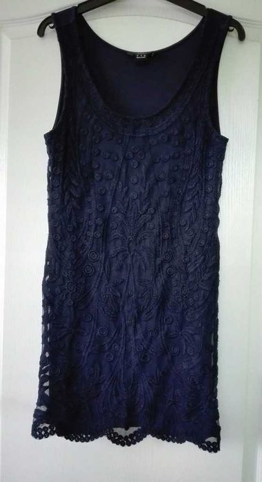 F&F Imprezowa Mini Sukienka  r. 34/36