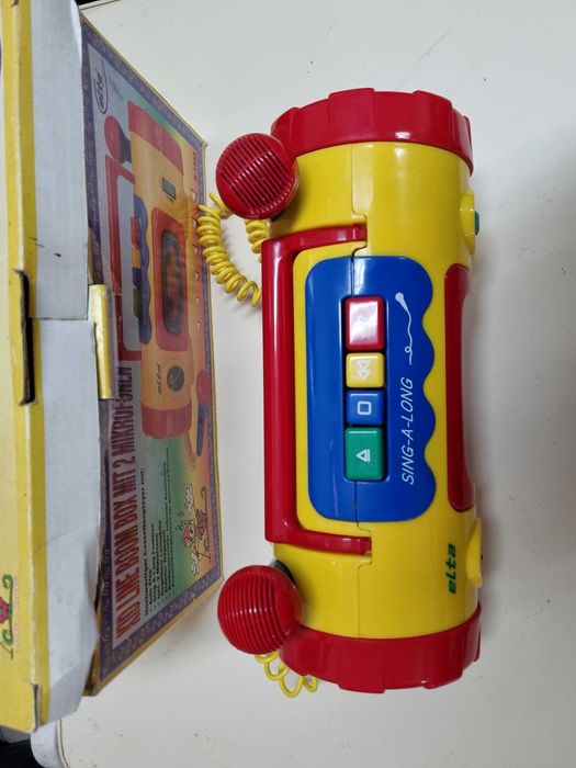 Leitor cassetes (ELTA) criança 2 microfones