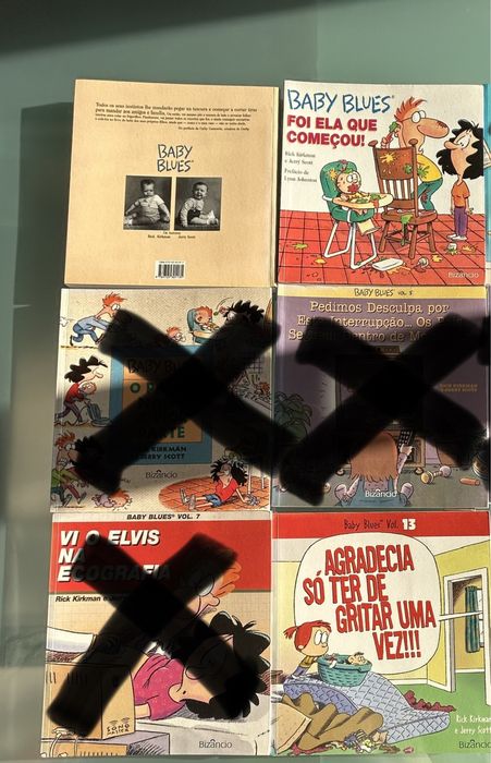 Livros Coleção “Baby Blues” - Volumes 1, 2 e 13