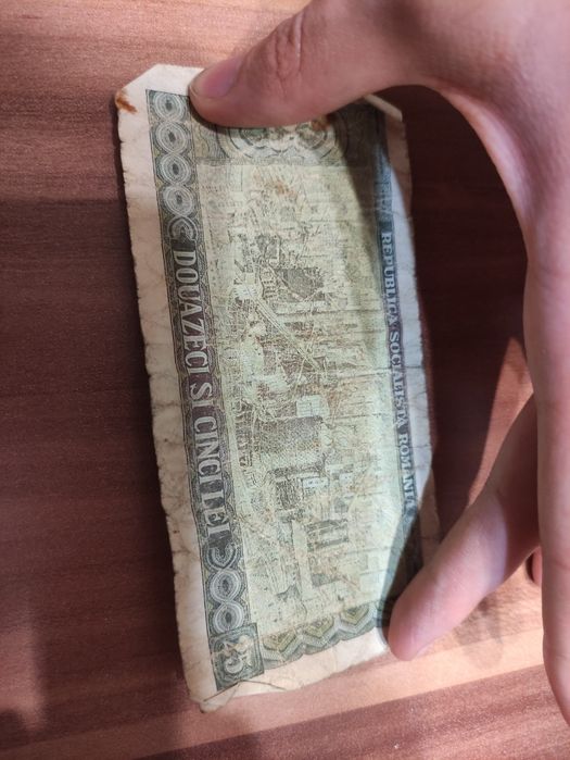 25 Lei 1966 r - Stare pieniądze, banknot, Rumunia, seria C Stare Pieniądze Kolekcjonerskie