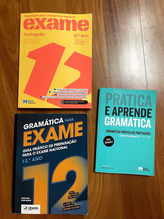 Portuguese textbooks — preparation for the national exam