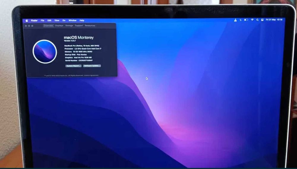 MacBook Pro 2015, '15 polegadas, 16GB RAM