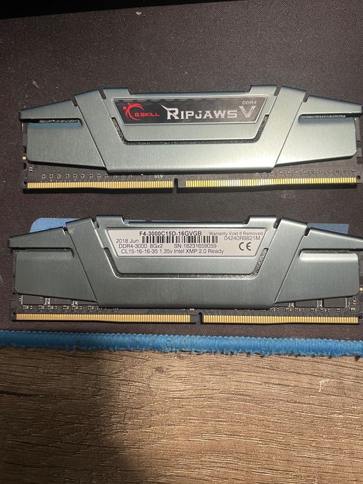 16gb ram DDR4-3000 gskill ripjaws