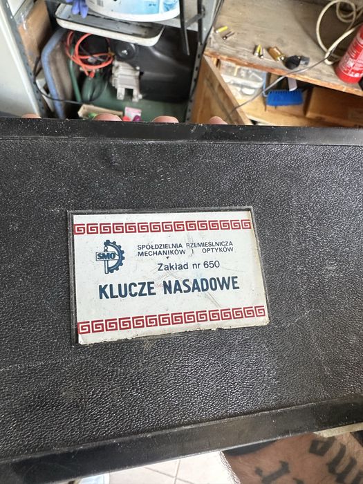 Zestaw kluczy nasadowych z czasow PRL
