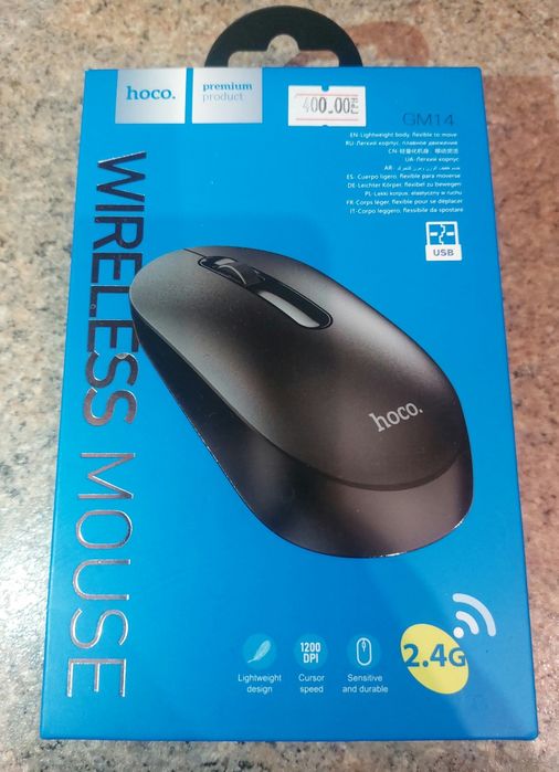 Компьютерная мышь Hoco GM14 Platinum 2.4G business wireless mouse
