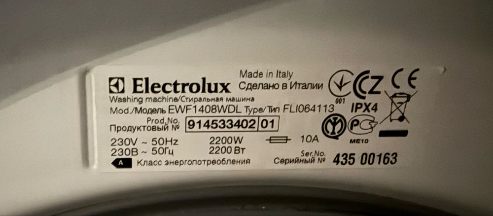 Elektrolux EWF1408WDL