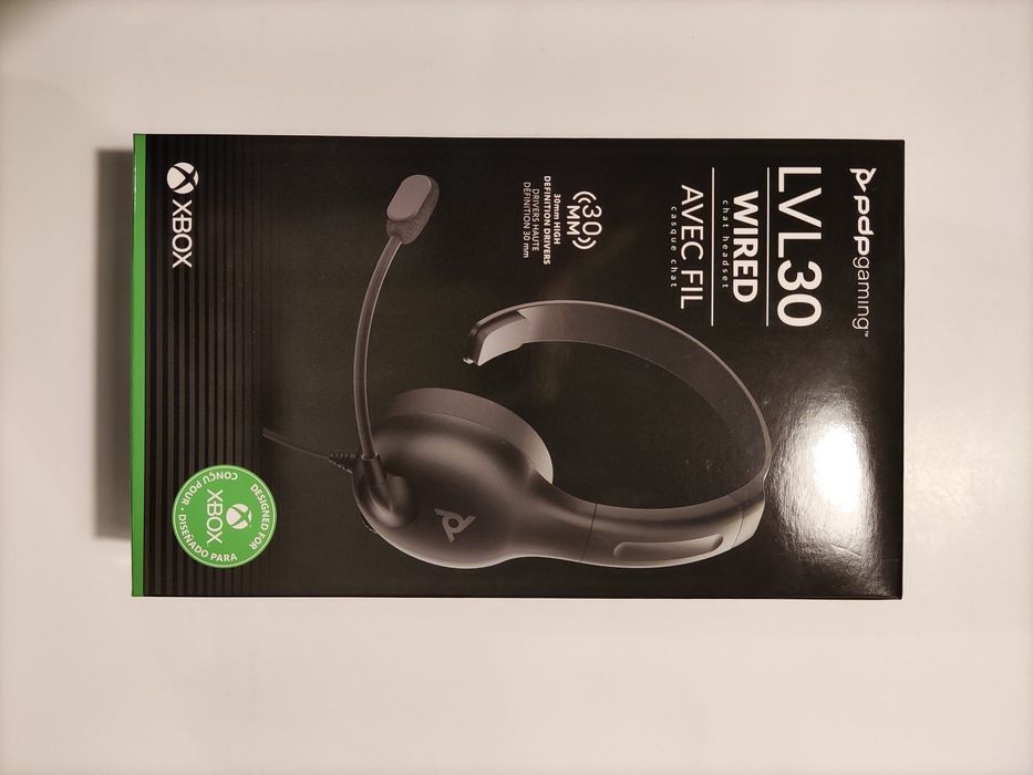 Auscultadores Gaming PDP LVL 30 Xbox novos