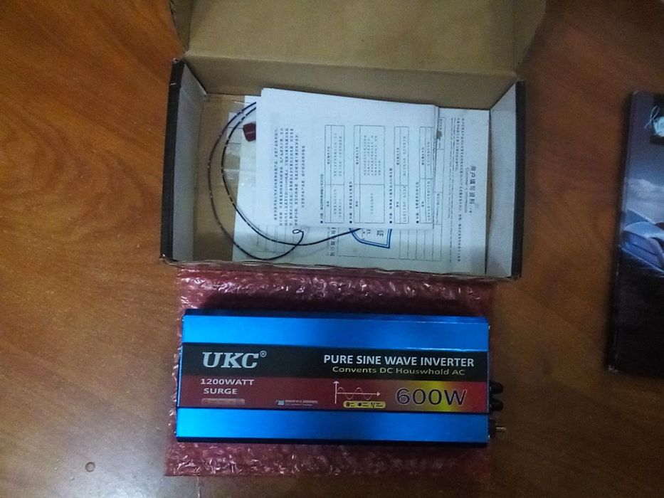 Інвертор, 600 W,12В