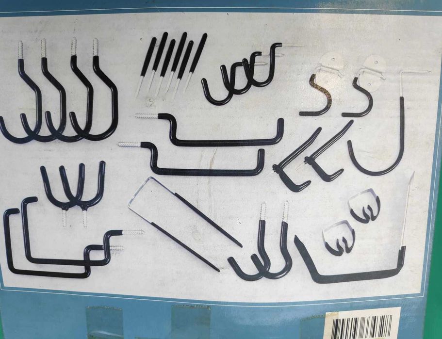 Conjunto ganchos/suportes - aplicações várias.