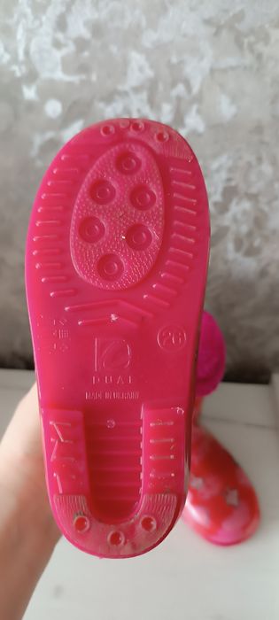 Гумові чобітки .