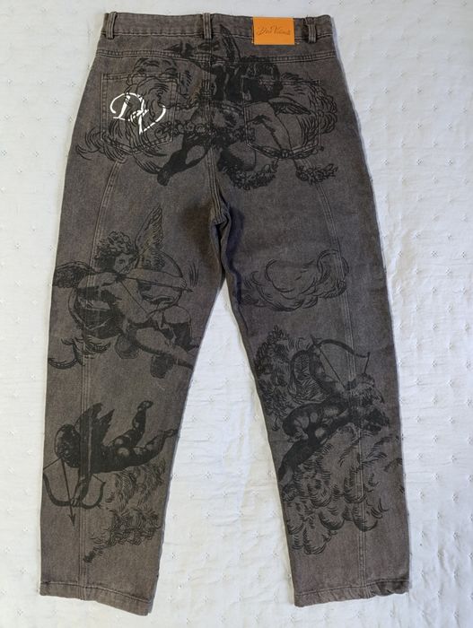 Продам чоловічі джинси Y2K Angels jeans dvolenti | з ангелами