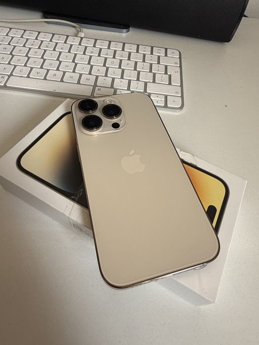 Bateria 100% iPhone 14 Pro 256gb Gold