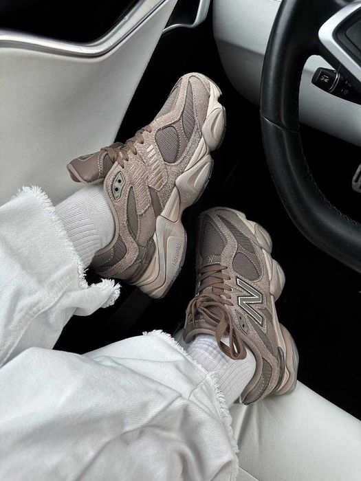 Кроссовки New Balance 9060 Beige Brown/NB Кросівки Жіночі НьюБеланс