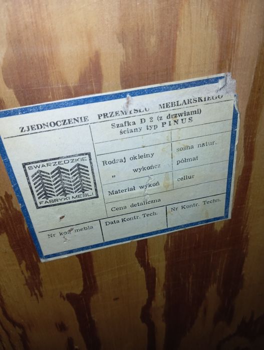 Zestaw mebli PINUS do renowacji
