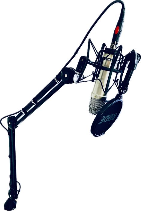 RODE zestaw mikrofon NT-1A statyw PSA-1 SM6 pop filtr i inne
