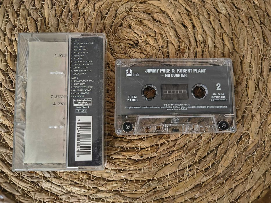 Orginalna kaseta R.Plant & J.Page - No Quarter