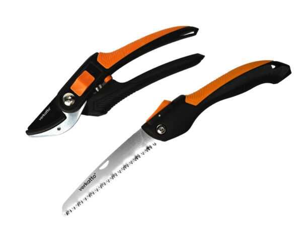 Narzędzia ogrodnicze zestaw sekator plus piła Verkatto