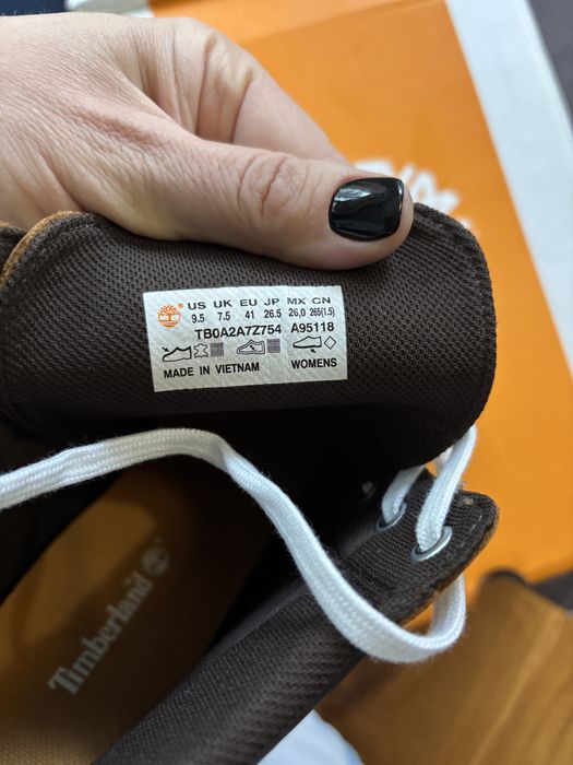 Жіночі осінні черевики Timberland High Top, р. 41 на стопу 26,5 см
