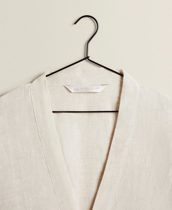 Robe Tipo Quimono Linho Zara Home NOVO