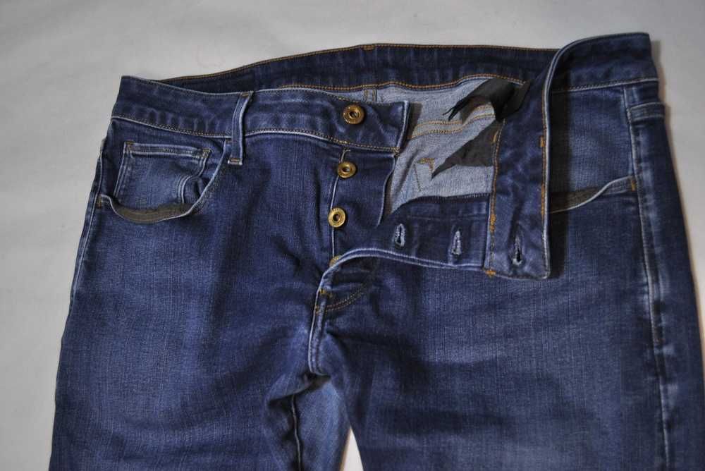 G-STAR L 96cm 36/34 męskie spodnie jeansowe slim stretch s3v