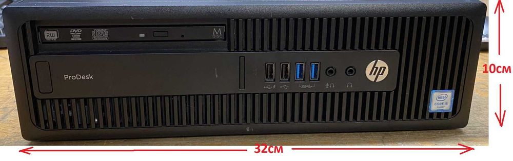 HP ProDesk Для навчання- intel i3-6100\ 4 ядра \ddr4\ динамік\ DP\ COM