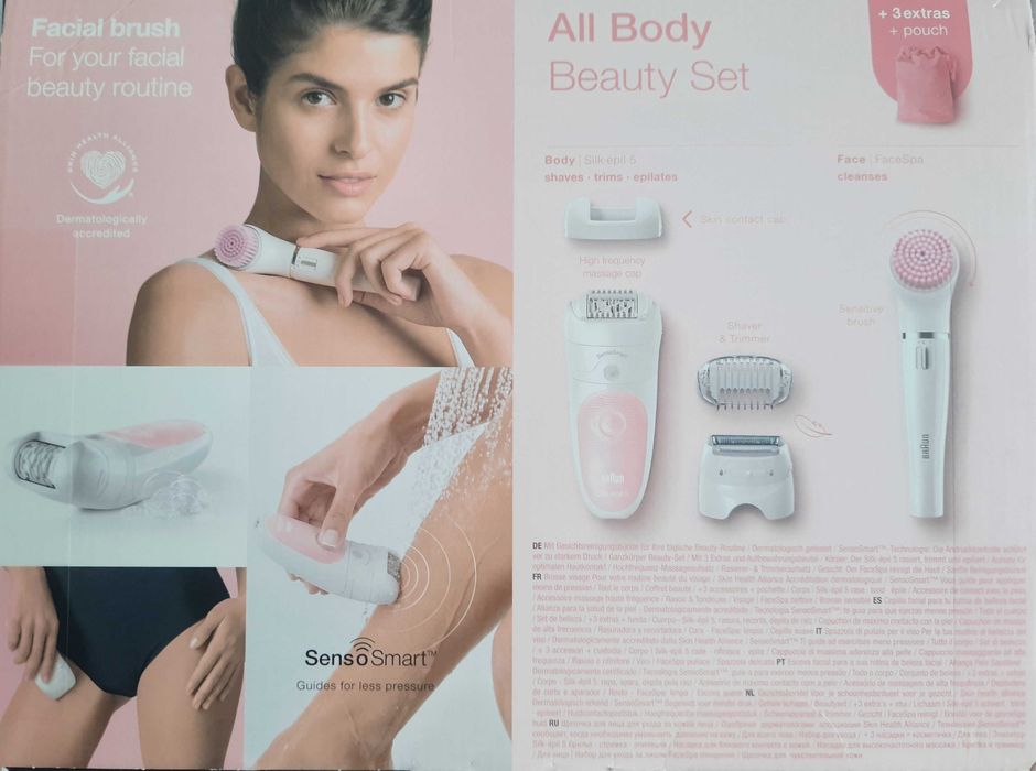 Depilator BRAUN Beauty 5 + sztoteczka do twarzy