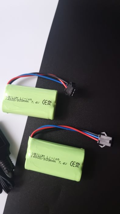 Akumulator litowo-jonowy 7,4 V 500 mAh 3,7 Wh z wtyczką SM-3P