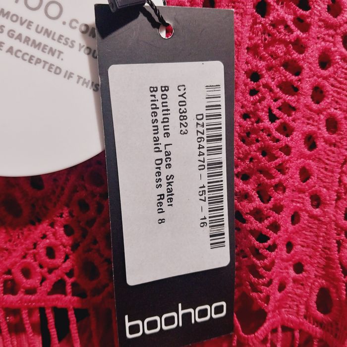 Нове червоне плаття преміальної коллекції BOOHOO