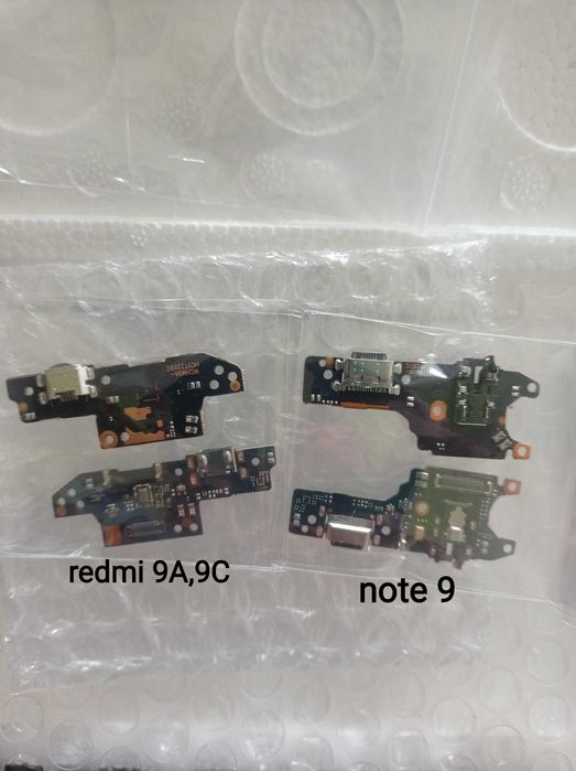 Redmi 9a, 9c, 7, 8, 10C, A1, Note 9 нижня плата зарядки, з мікрофоном