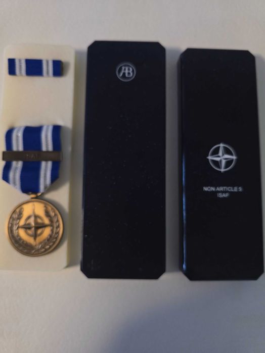 Medal ISAF Afganistan z Certyfikatem