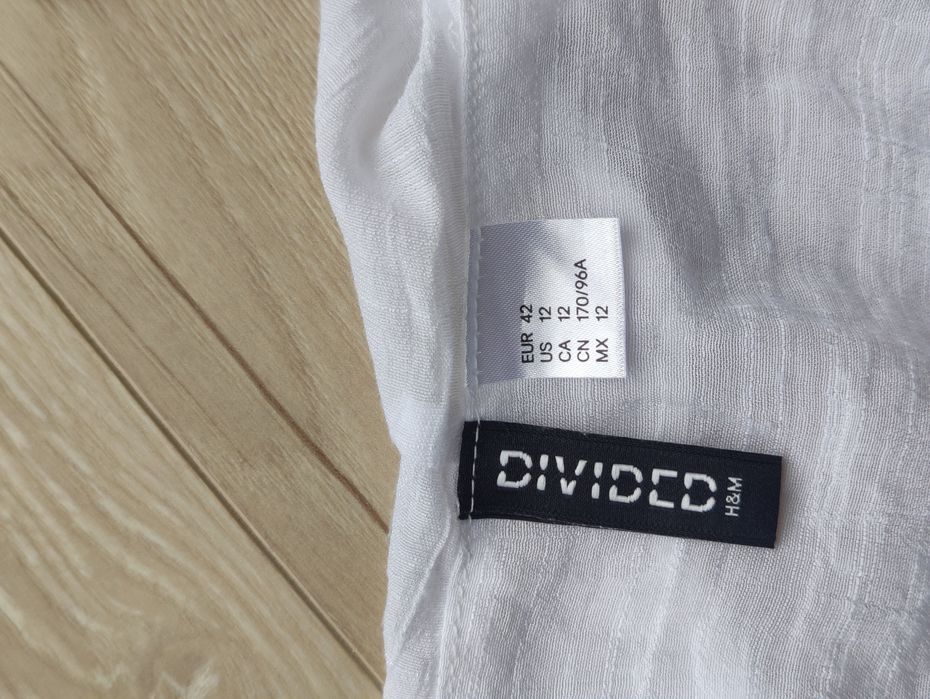 Bluzka top hiszpanka H&M 42 biala