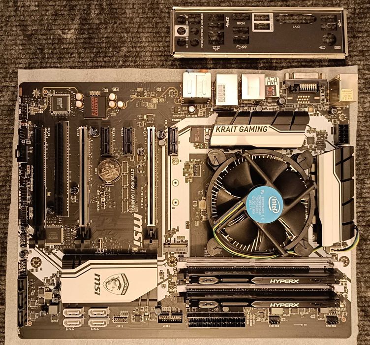 MSI Z170A Krait Gaming + INTEL Celeron + 8GB RAM