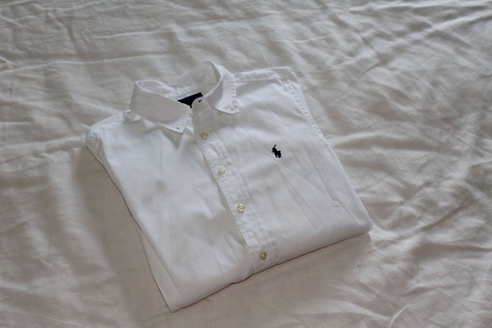 Camisa branca Ralph Lauren