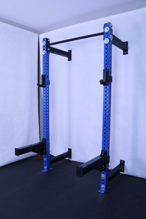 Wall rack 80x80x3 / stacja dip / landmine / belki asekuracyjne / haki