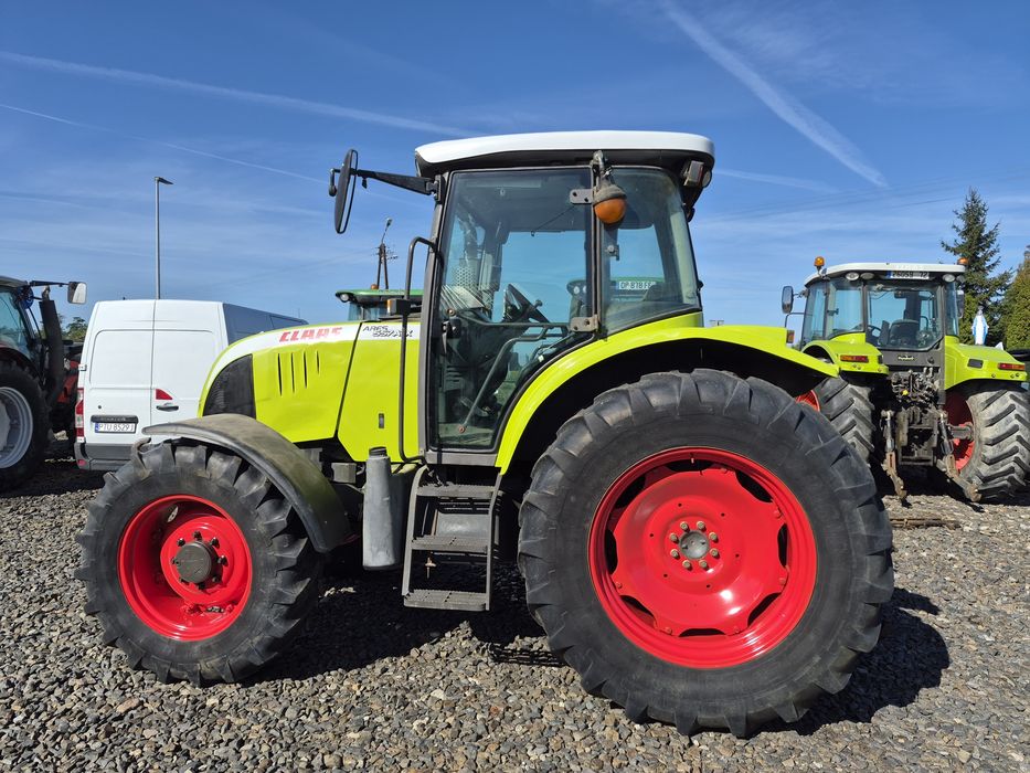 Claas Ares 557 ATX 104 KM John Deere Quadrishift 4x4 Klimatyzacja Rewers WOM 540 1000 TUZ Sprowadzony Francja Dokumenty Leasing Transport Tur możliwy