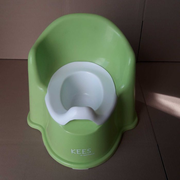 Nocnik KRZESEŁKO dla dzieci z wkładką 2 w1 KEES zielone