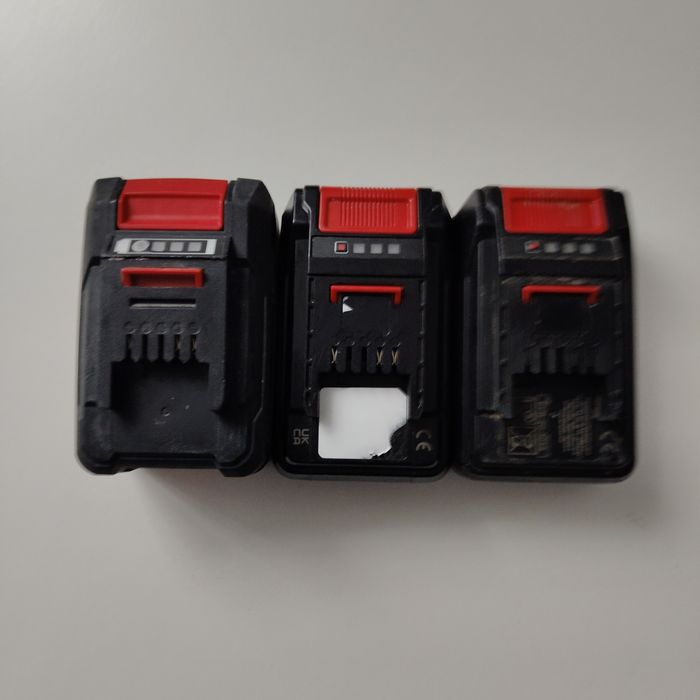 Akumulator bateria Einhell 3 sztuki 4.0 Ah/18V ,2.5 Ah/18V,2.5Ah/18V