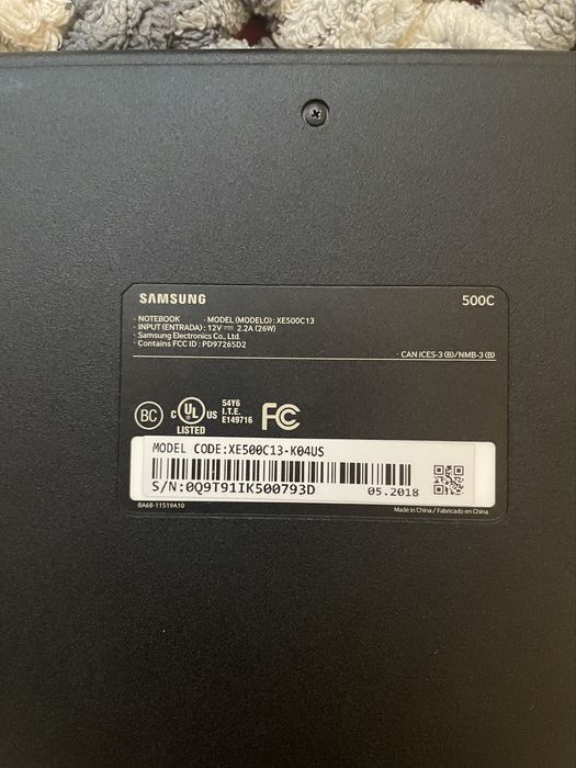 Samsung xe 500c13 хромбук