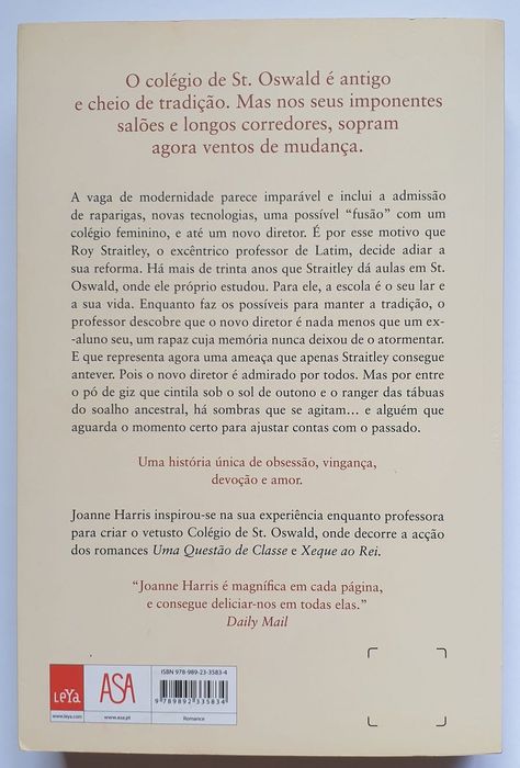 Livro Uma Questão de Classe - Joanne Harris