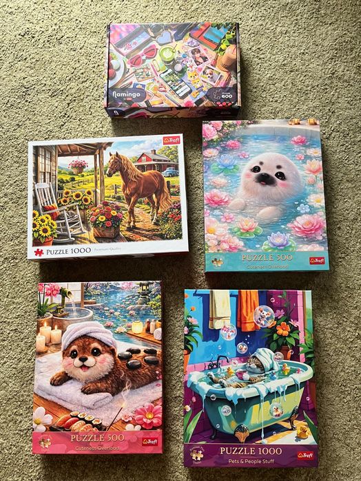 Puzzle Trefl 500,600,1000 elementów
