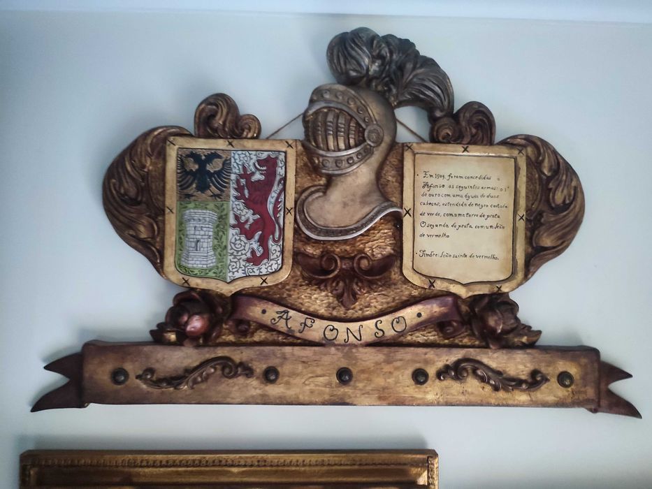 Brasão com emblema para parede