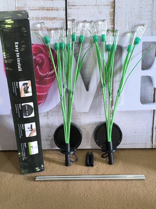 Luzes solares led para jardim